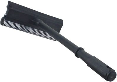 Window Squeegee Cleaning Tool Window Cleaner Car Squeegee Windshield Cleaning Sponge and Rubber Squeegee, BlackM
