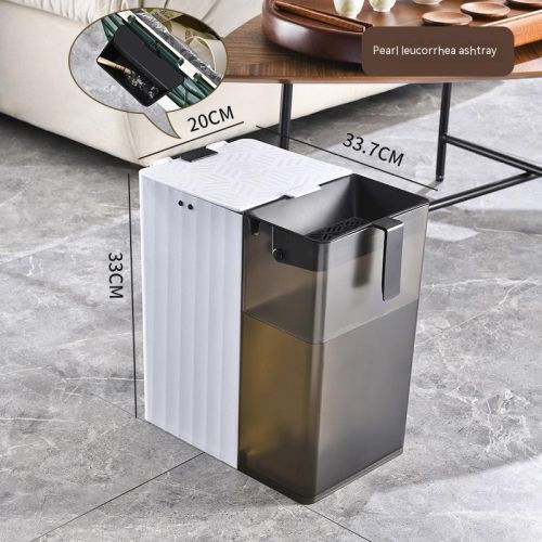 Dry Wet Separation Filter Tea Dust Residue Trash Can With Lid