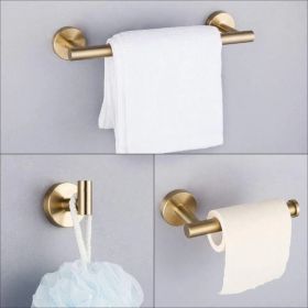 3 - Piece Bathroom Hardware Set (Option: Gold)