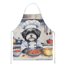 Havanese The Chef Apron Cooking Kitchen Server Baking Crafts Gardening for Adult Women Men, Unisex, Large, Multicolor (Option: Default)
