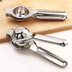2Pcs Manual Kitchen Lemon Orange Lime Squeezer Hand Press Juicer Fruit Extractor (Option: A)