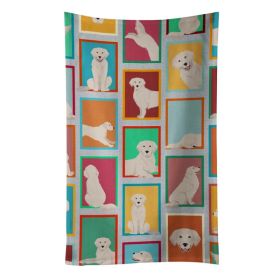 Lots of Cream Golden Retriever Kitchen Towel Dish Cloths Guest Hand Towel Decorative Bathroom Towel for Face,Tea, Dishcloth, Kitchen and Bath (Option: Default)